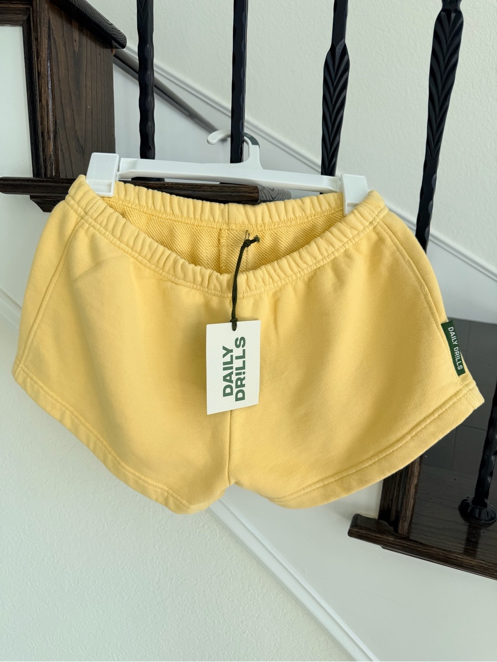Daily Drills Heavyweight Mini Sweat Shorts - Butter